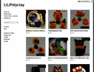 lilipolyclay.storenvy.com screenshot