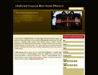 lillafuredkapujahotel.hu screenshot