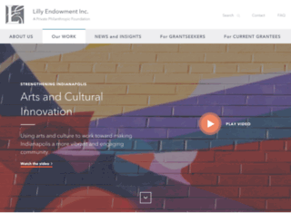 lillyendowmentarts.org screenshot