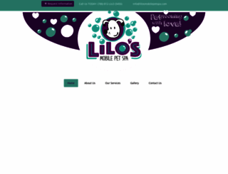 lilosmobilepetspa.com screenshot