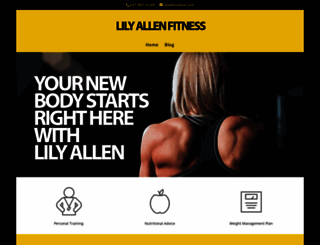 lilyallenfitness.com screenshot