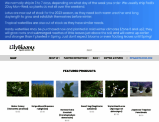 lilyblooms.com screenshot