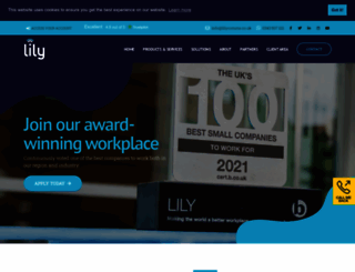 lilycomms.co.uk screenshot