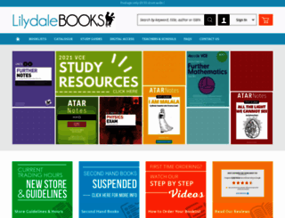 lilydalebooks.com.au screenshot