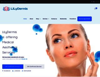 lilydermis.com screenshot