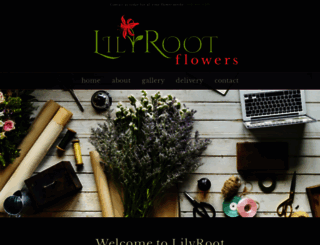 lilyrootflowers.com screenshot