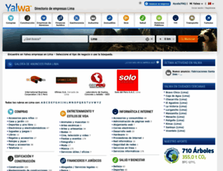 lima.yalwa.com.pe screenshot