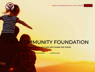 limacommunityfoundation.org screenshot