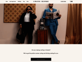 limatusbespoke.com screenshot