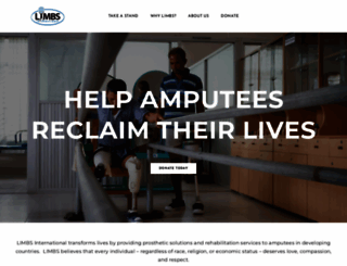 limbsinternational.org screenshot