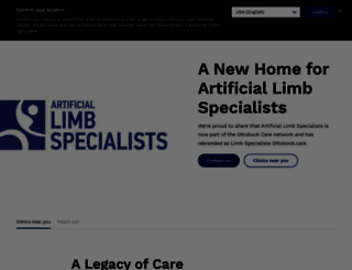 limbspecialists.com screenshot