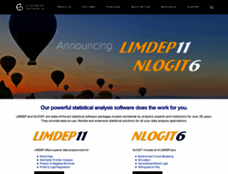limdep.com screenshot