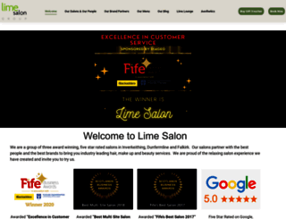 lime-salon.co.uk screenshot