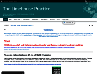 limehousepractice.co.uk screenshot