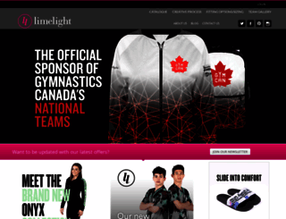 limelightteamwear.com screenshot