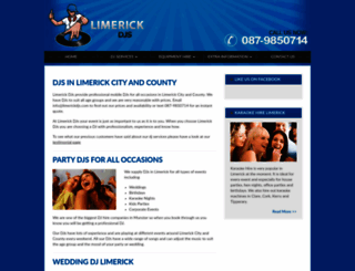 limerickdjs.com screenshot