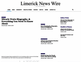 limericknewswire.com screenshot