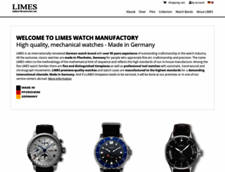 limes-watches.com screenshot