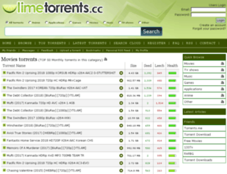 limetorrents.unblocked.pw screenshot