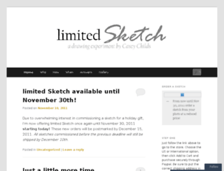 limitedsketch.wordpress.com screenshot