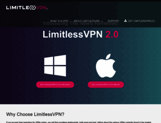 limitlessvpn.com screenshot