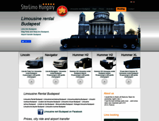 limo-budapest.com screenshot