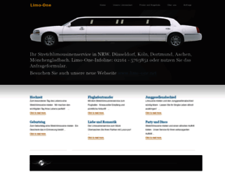 limo-one.de screenshot
