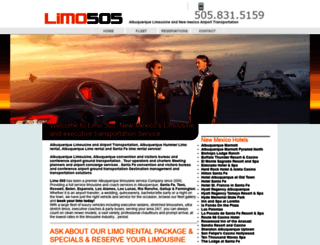 limo505.com screenshot