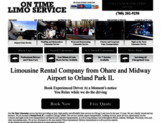 limoserviceorlandpark.com screenshot