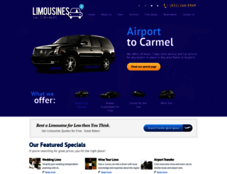 limousineincarmel.com screenshot