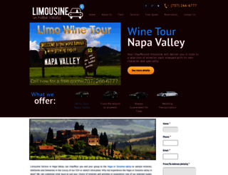 limousineinnapavalley.com screenshot