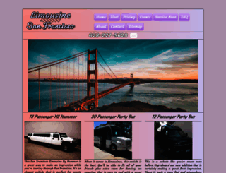 limousinesanfrancisco.com screenshot