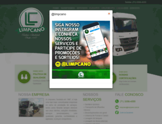 limpcano.com.br screenshot