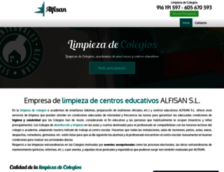 limpiezadecolegios.com screenshot