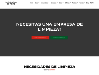 limpiezadeempresasycomunidades.com screenshot