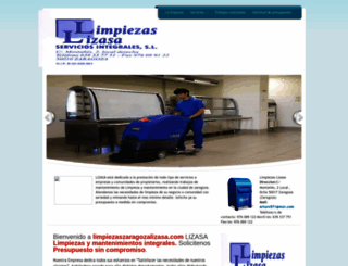 limpiezaszaragozalizasa.com screenshot