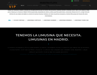 limusinasvip.es screenshot
