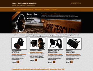 lin-technologies.com screenshot