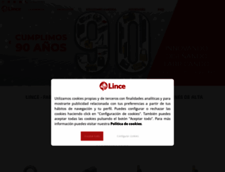 lince.com screenshot