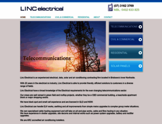 lincelectrical.com.au screenshot