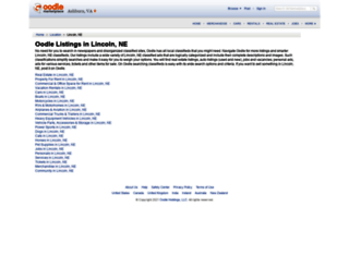 lincoln.oodle.com screenshot