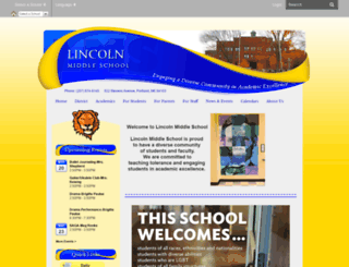 lincoln.portlandschools.org screenshot