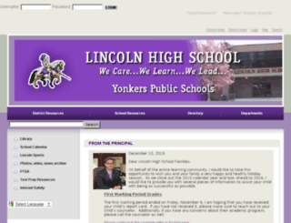 lincoln.ypschools.org screenshot