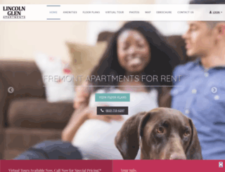 lincolnglenapts.com screenshot