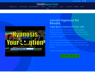 lincolnhypnosiscenter.com screenshot