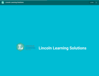 lincolnlearningsolutions.brainhoney.com screenshot