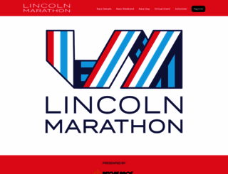 lincolnmarathon.org screenshot