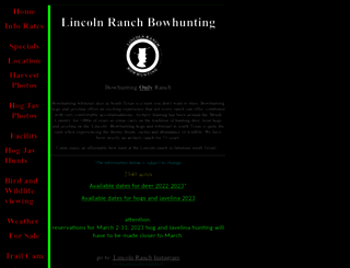 lincolnranch.com screenshot