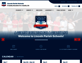 lincolnschools.org screenshot