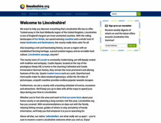 lincolnshire.org screenshot